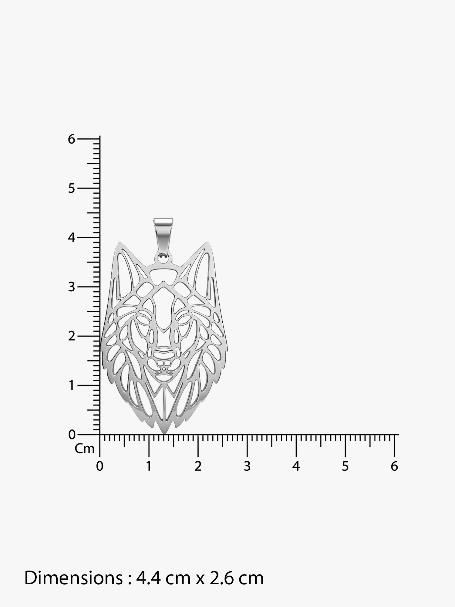 IXIA by Giva Pack Leader Rhodium Plated Pendant With Chain For Men