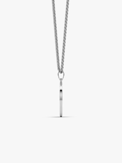 IXIA by GIVA Unholy Trinity Rhodium Plated Pendant With Chain For Men