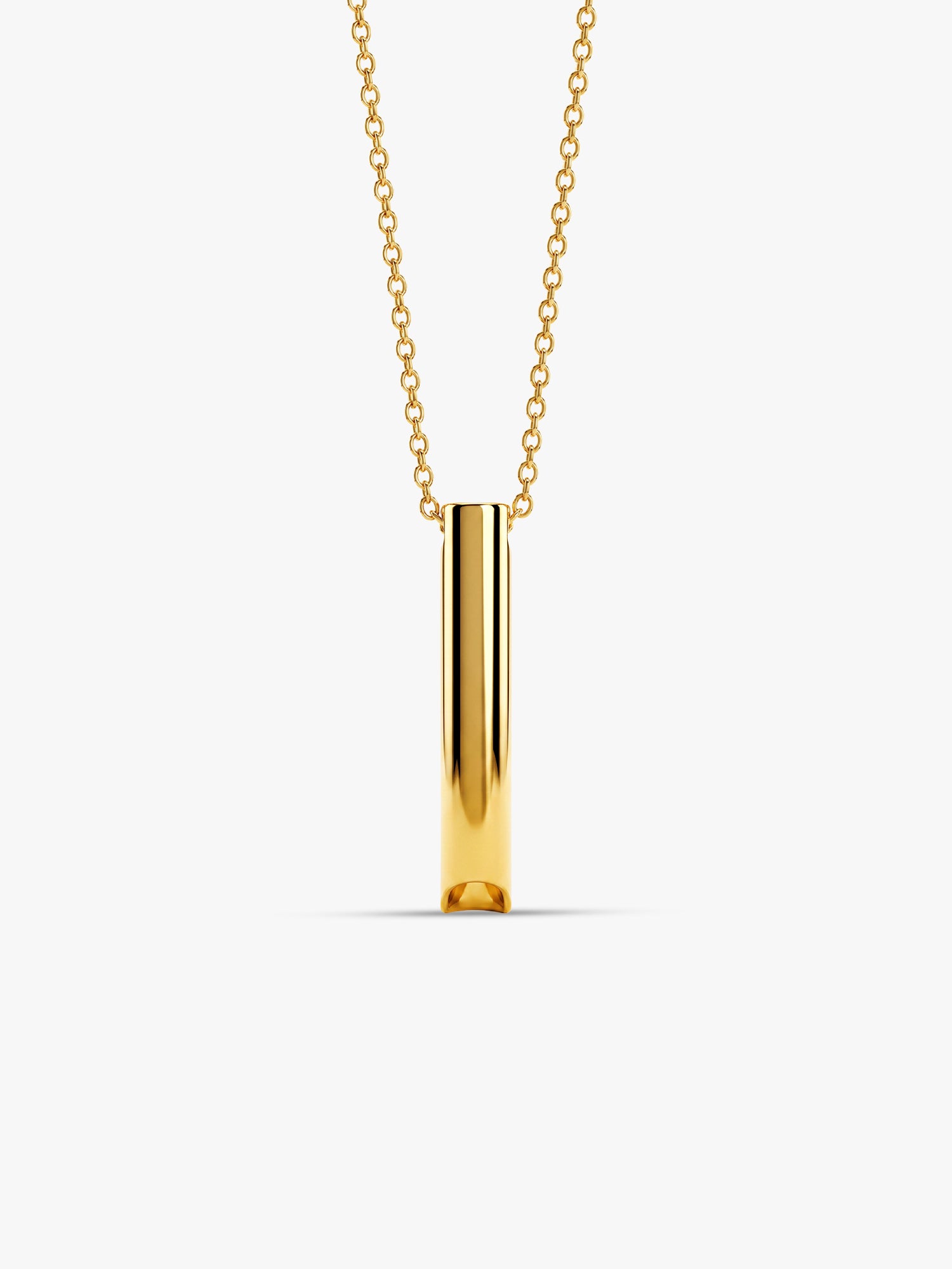 IXIA by GIVA Midas Flute Gold Plated Pendant With Chain For Men