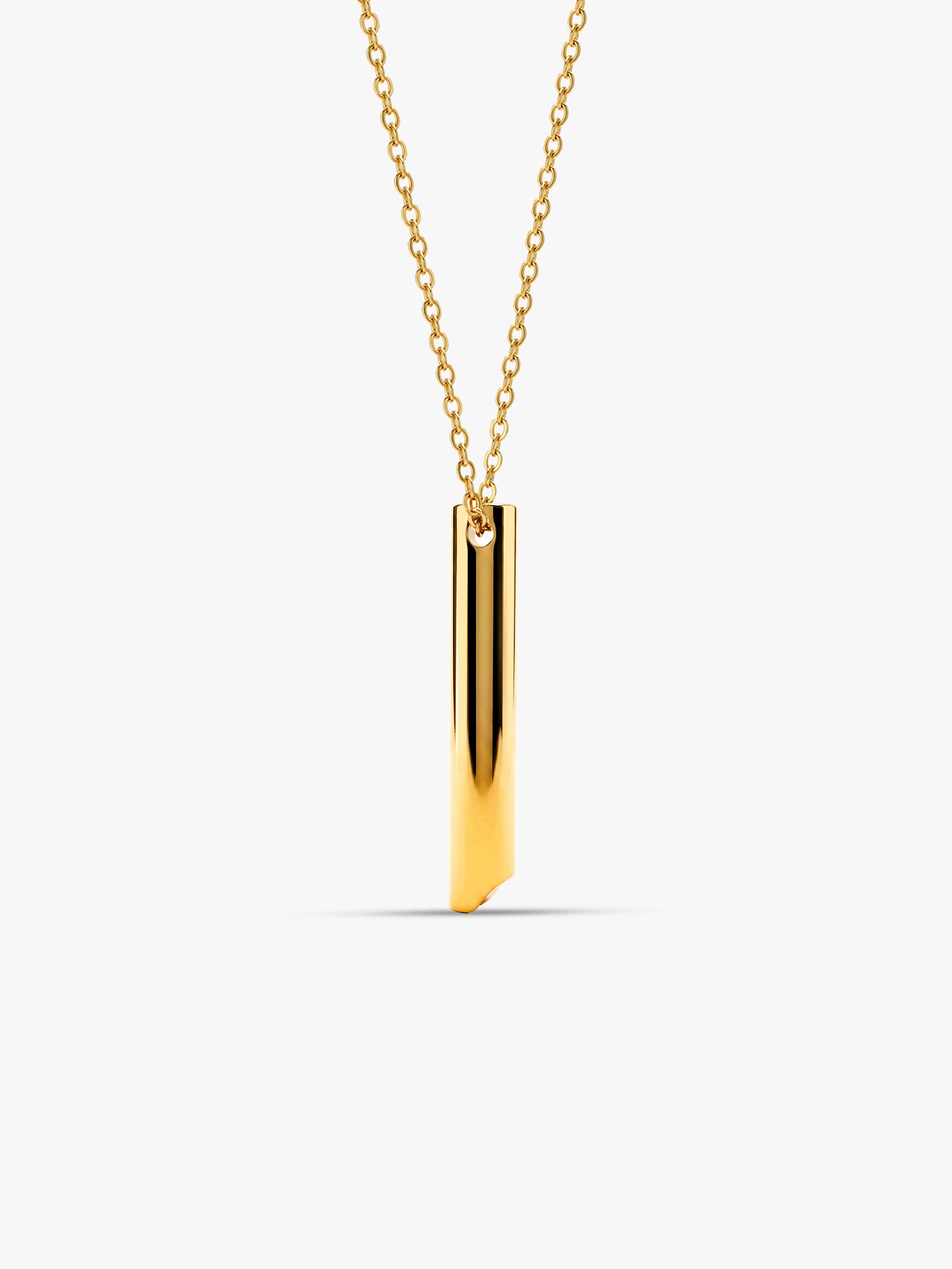 IXIA by GIVA Midas Flute Gold Plated Pendant With Chain For Men