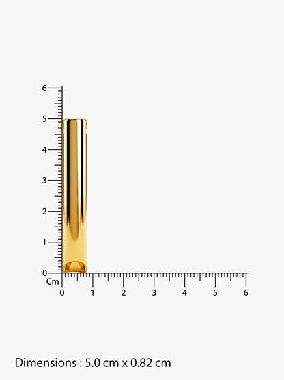 IXIA by GIVA Midas Flute Gold Plated Pendant With Chain For Men