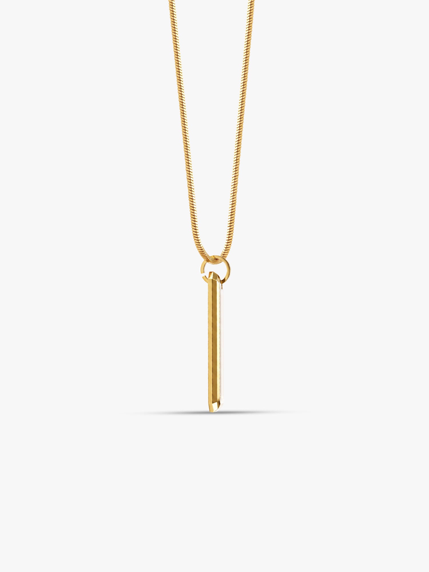 IXIA by GIVA Die Tryin Gold Plated Pendant With Chain For Men