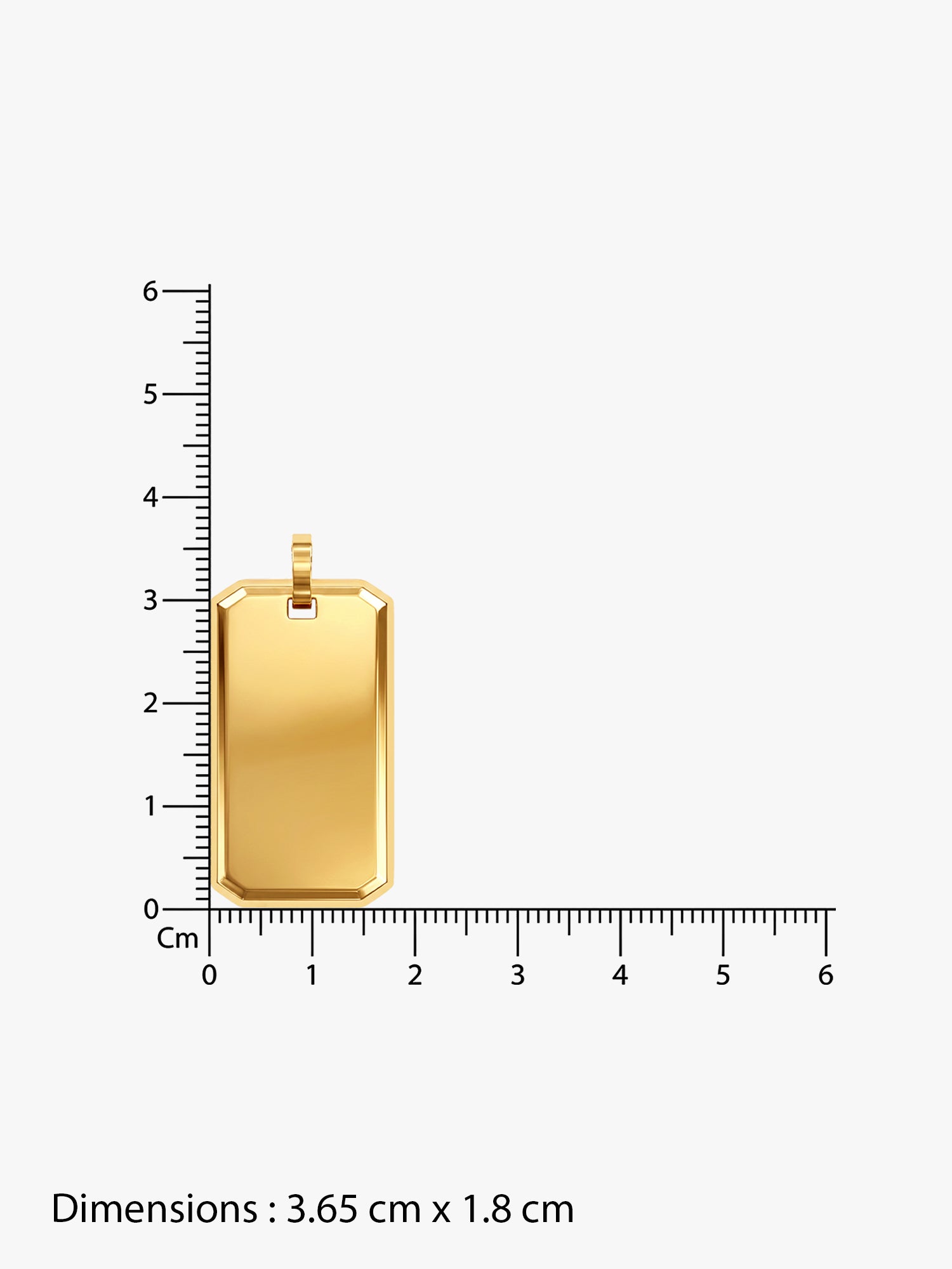 IXIA by GIVA Die Tryin Gold Plated Pendant With Chain For Men