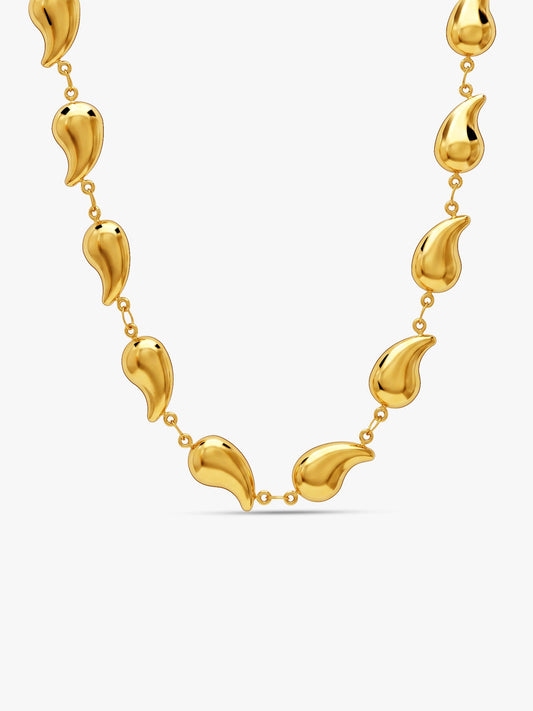 Melt Signal Gold Plated Necklace