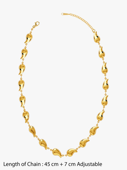 Melt Signal Gold Plated Necklace