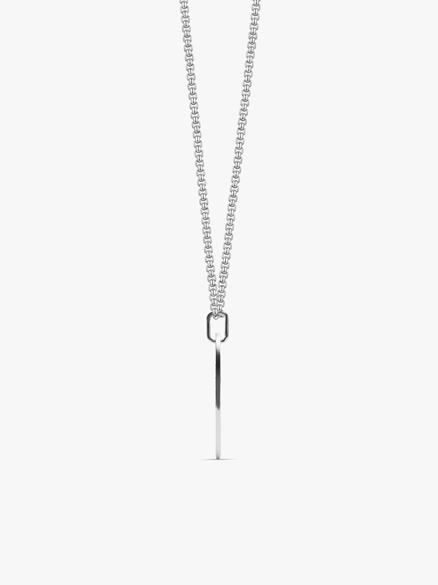 IXIA by GIVA Hustle Mentality Rhodium Plated Pendant With Chain For Men