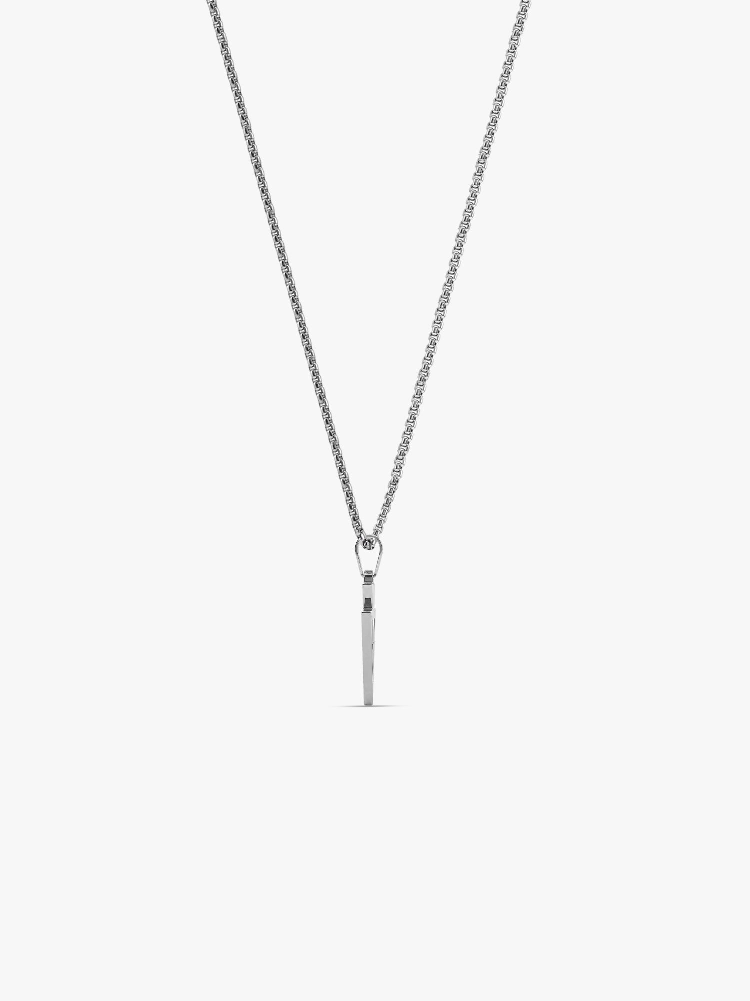 IXIA by GIVA Star City  Rhodium Plated Pendant With Chain For Men