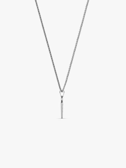 IXIA by GIVA Star City  Rhodium Plated Pendant With Chain For Men