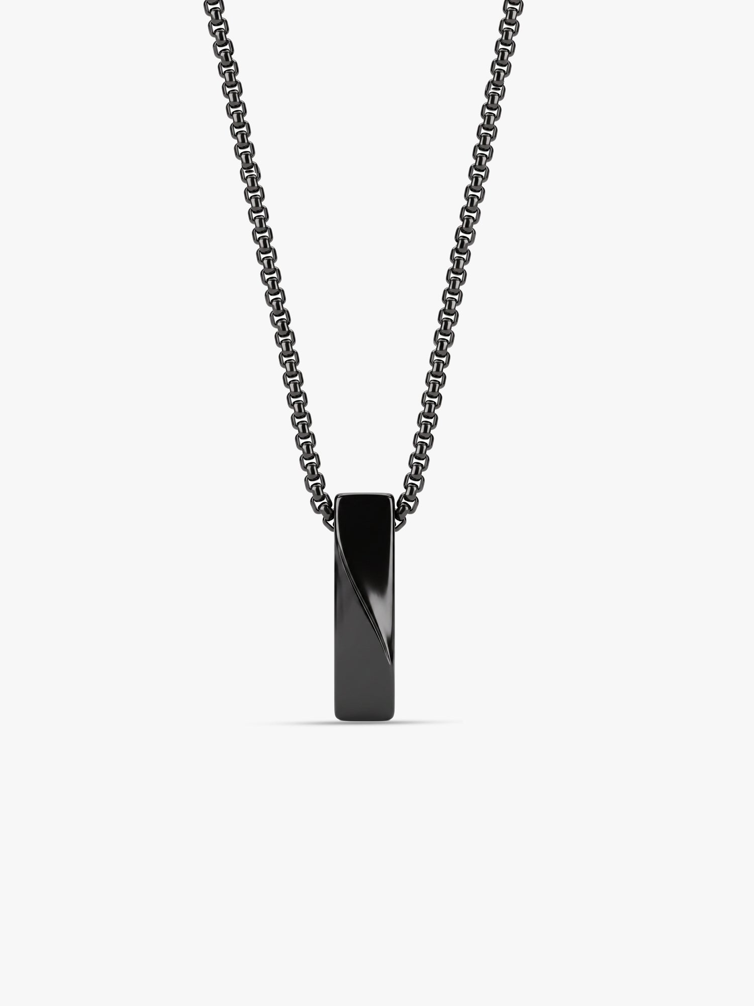 IXIA by GIVA Simulacra Black Rhodium Pendant With Chain For Men