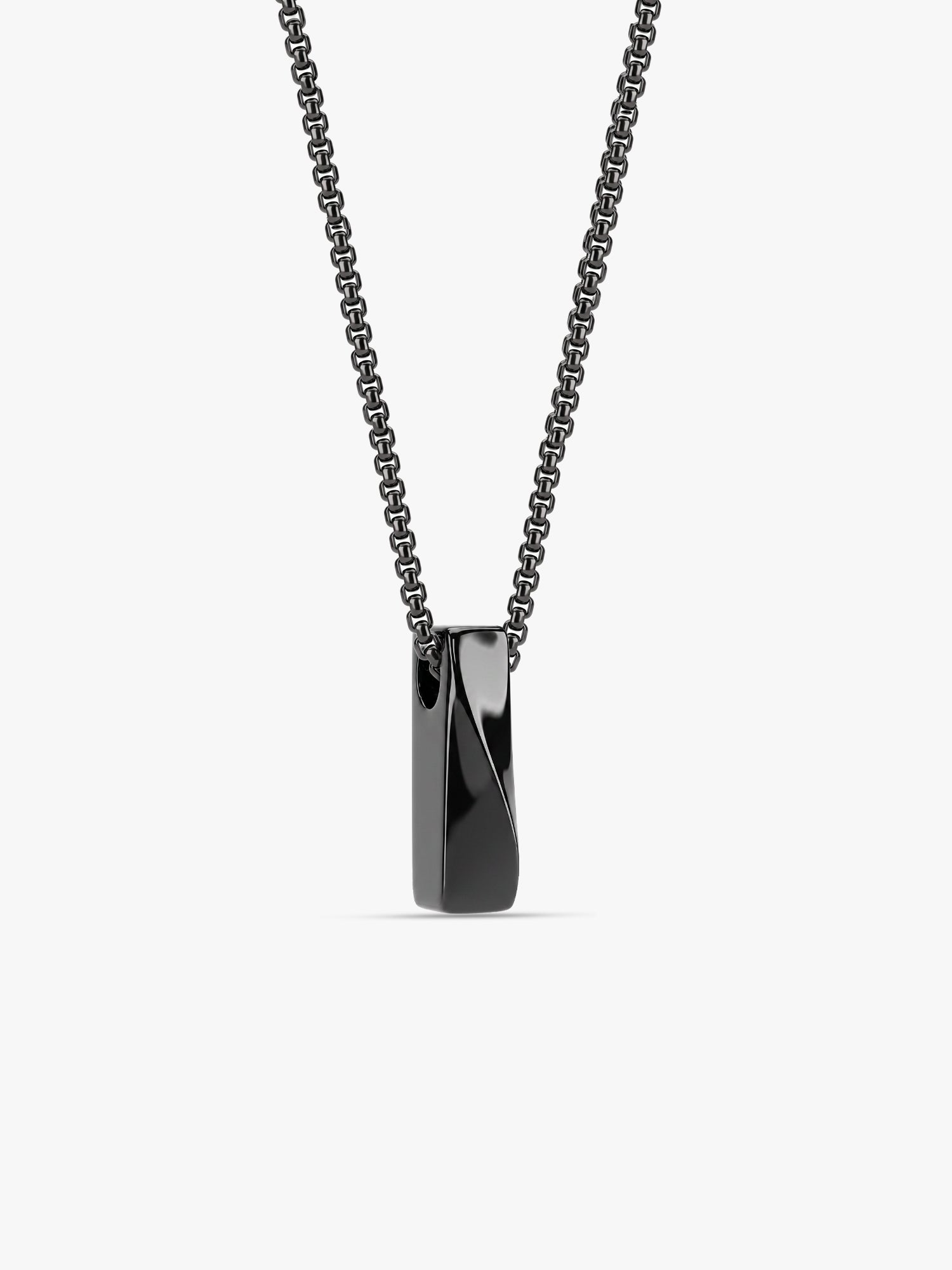 IXIA by GIVA Simulacra Black Rhodium Pendant With Chain For Men