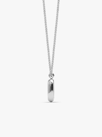 IXIA by GIVA Afterparty Rhodium Plated Pendant With Chain For Men