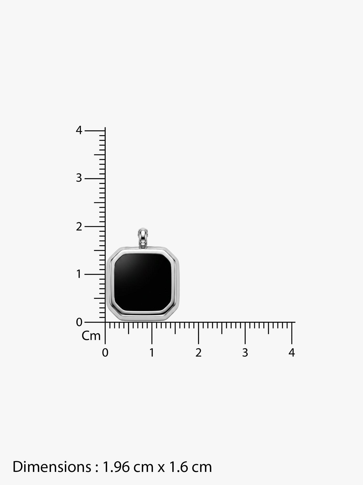 IXIA by GIVA Afterparty Rhodium Plated Pendant With Chain For Men