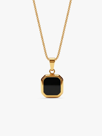 IXIA by GIVA Afterparty Gold Plated Pendant With Chain For Men
