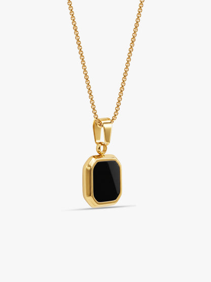 IXIA by GIVA Afterparty Gold Plated Pendant With Chain For Men
