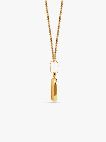 IXIA by GIVA Afterparty Gold Plated Pendant With Chain For Men