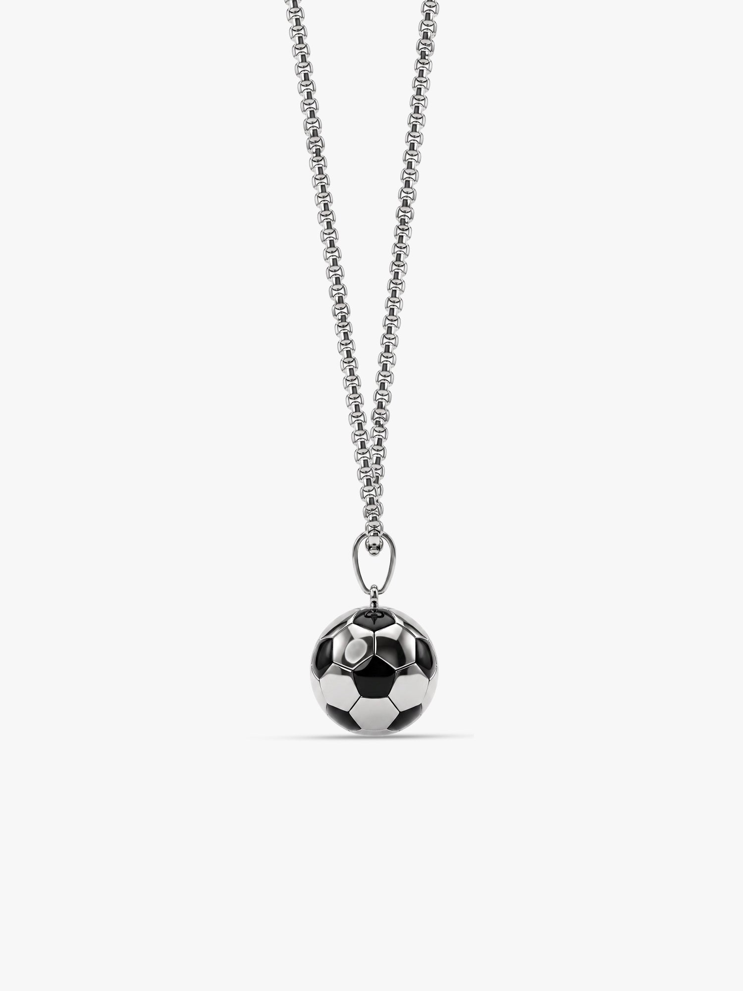 IXIA by GIVA Messi Beaucoup Rhodium Plated Pendant With Chain For Men