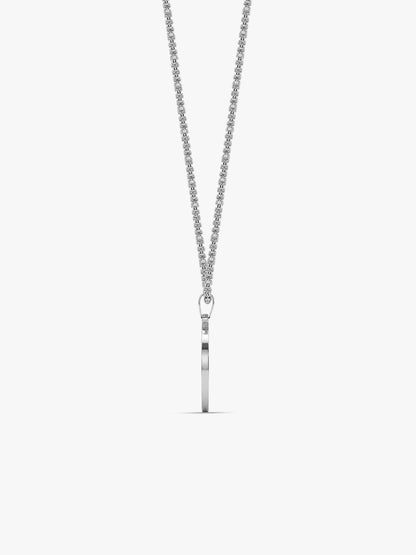 IXIA by GIVA EnSync Rhodium Plated Pendant With Chain For Men