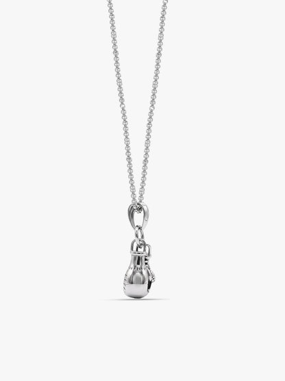 IXIA by GIVA First Rule Matte Rhodium Pendant With Chain For Men