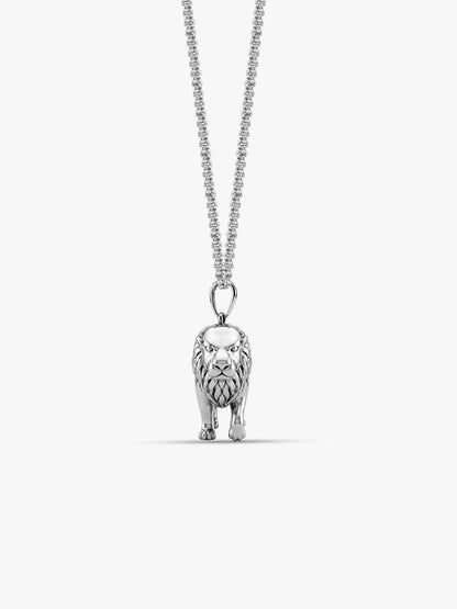 IXIA by GIVA Pride Rhodium Plated Pendant With Chain For Men
