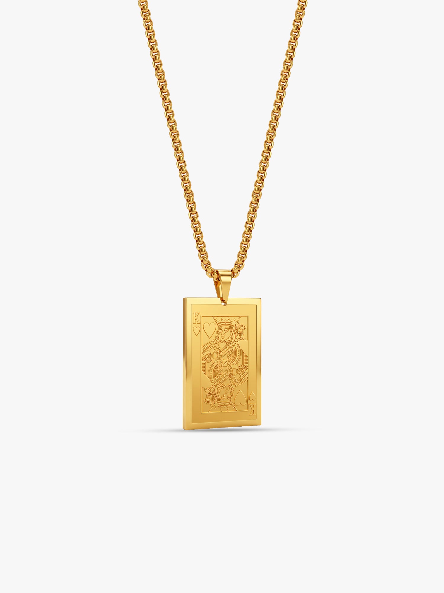 IXIA by GIVA Bluffmaster Gold Plated Pendant with Chain For Men