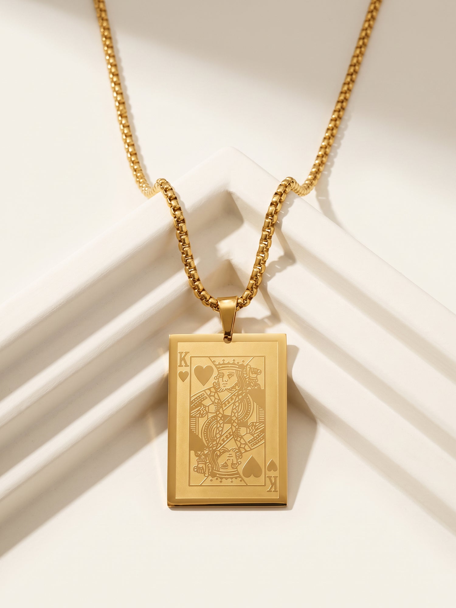 IXIA by GIVA Bluffmaster Gold Plated Pendant with Chain For Men