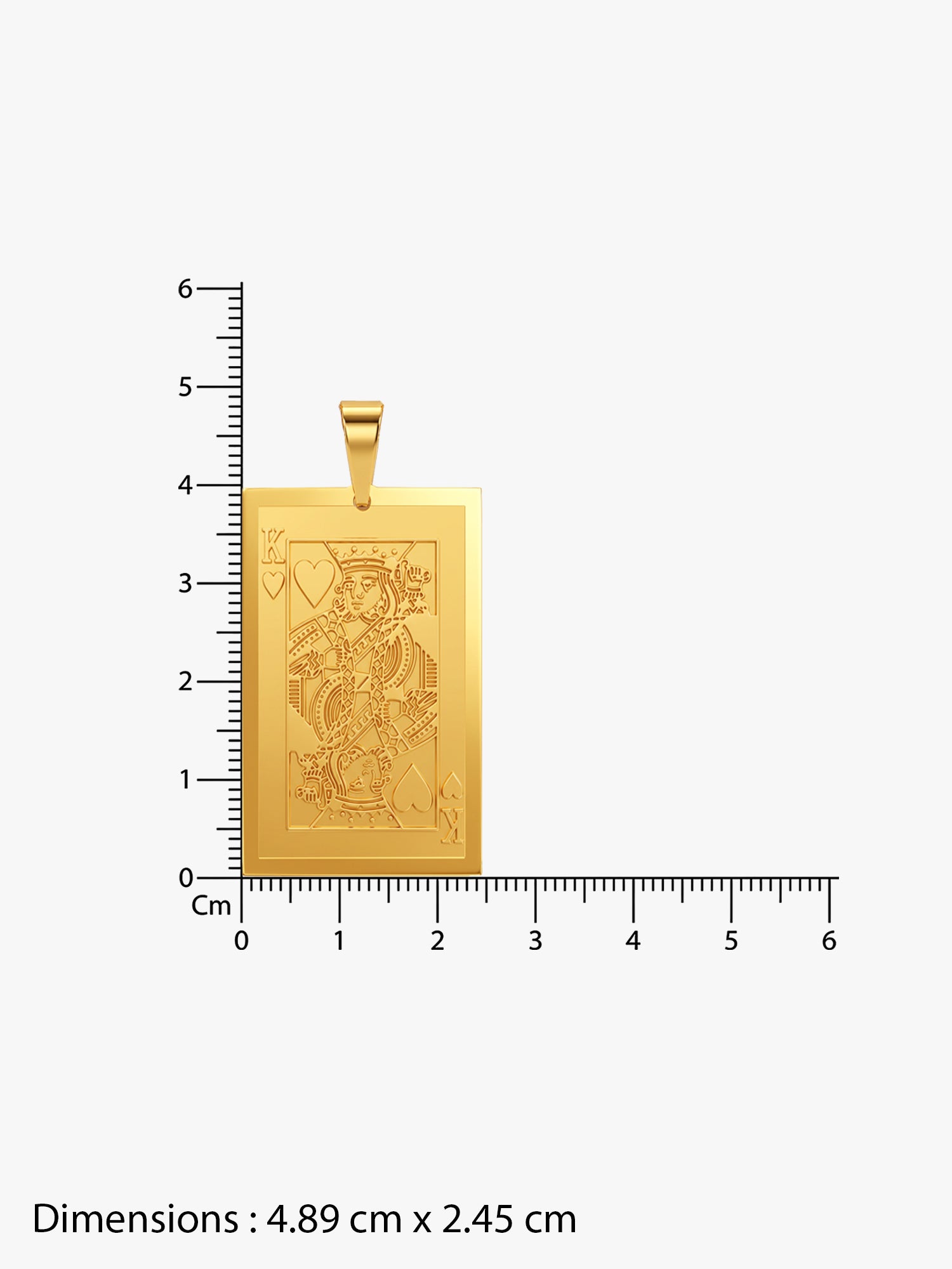 IXIA by GIVA Bluffmaster Gold Plated Pendant with Chain For Men