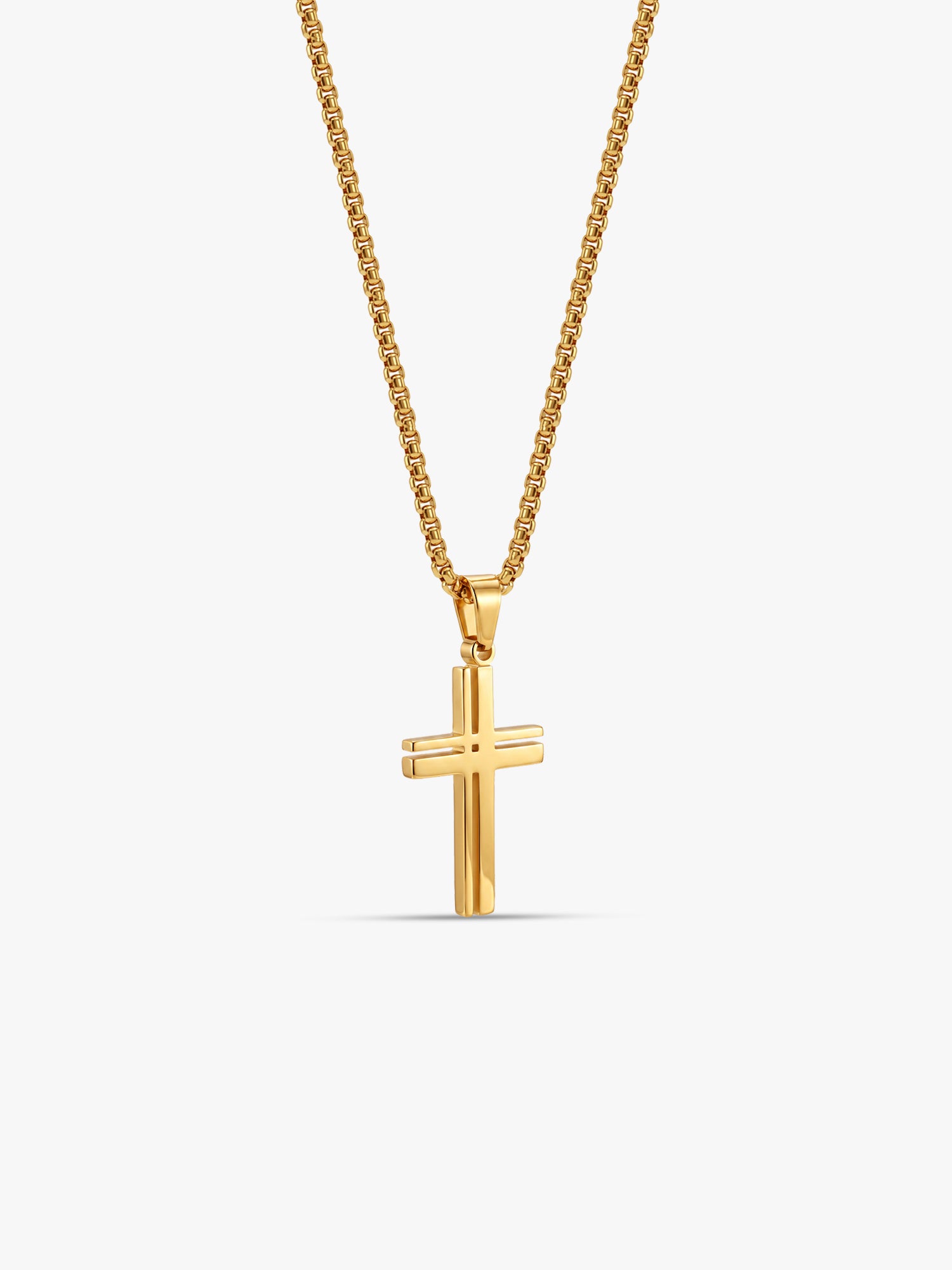 IXIA by GIVA Fresh Testament Gold Plated Pendant With Chain For Men
