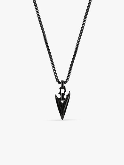IXIA by GIVA Gothic Gardener Black Rhodium Pendant With Chain For Men