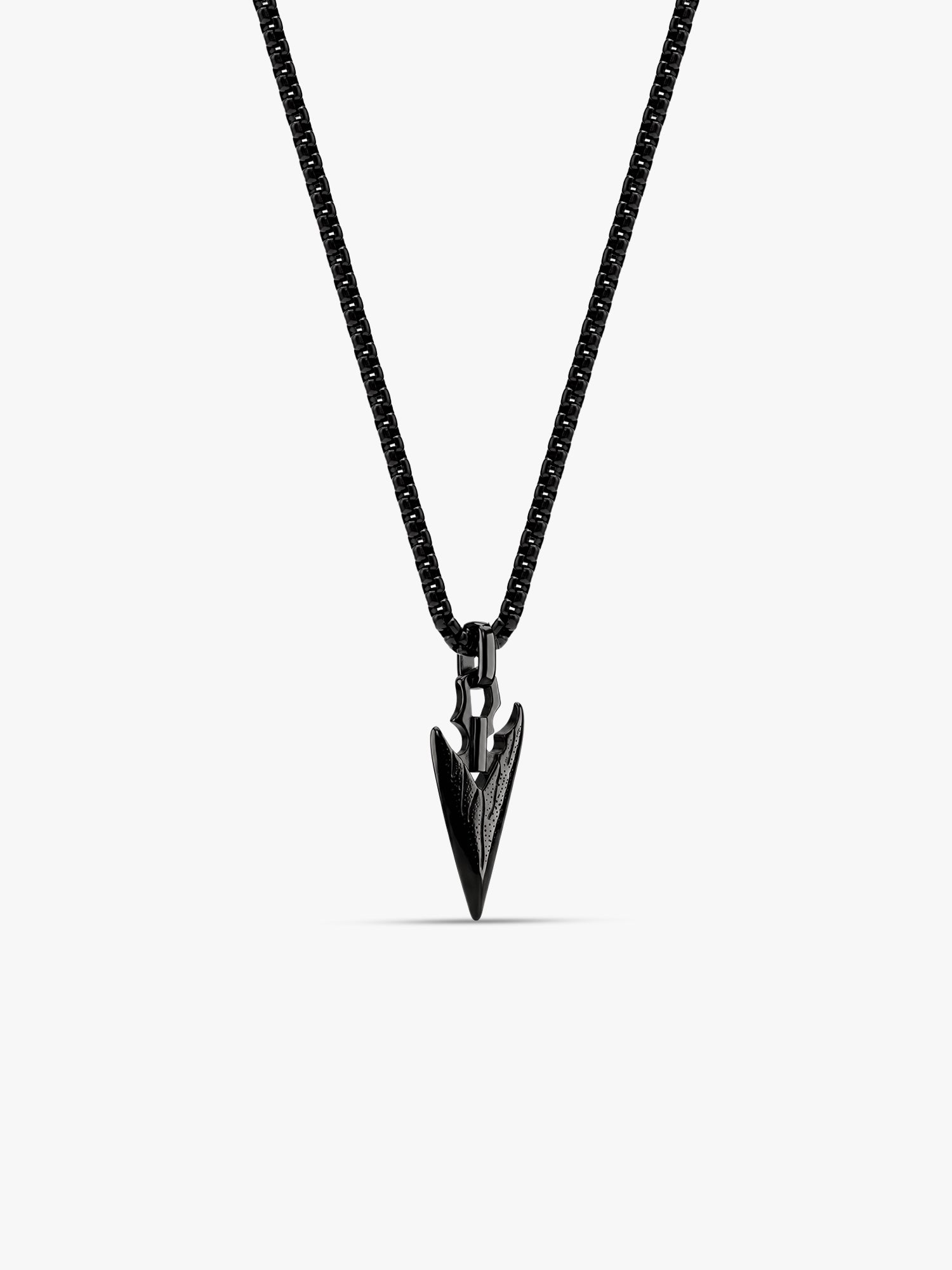 IXIA by GIVA Gothic Gardener Black Rhodium Pendant With Chain For Men