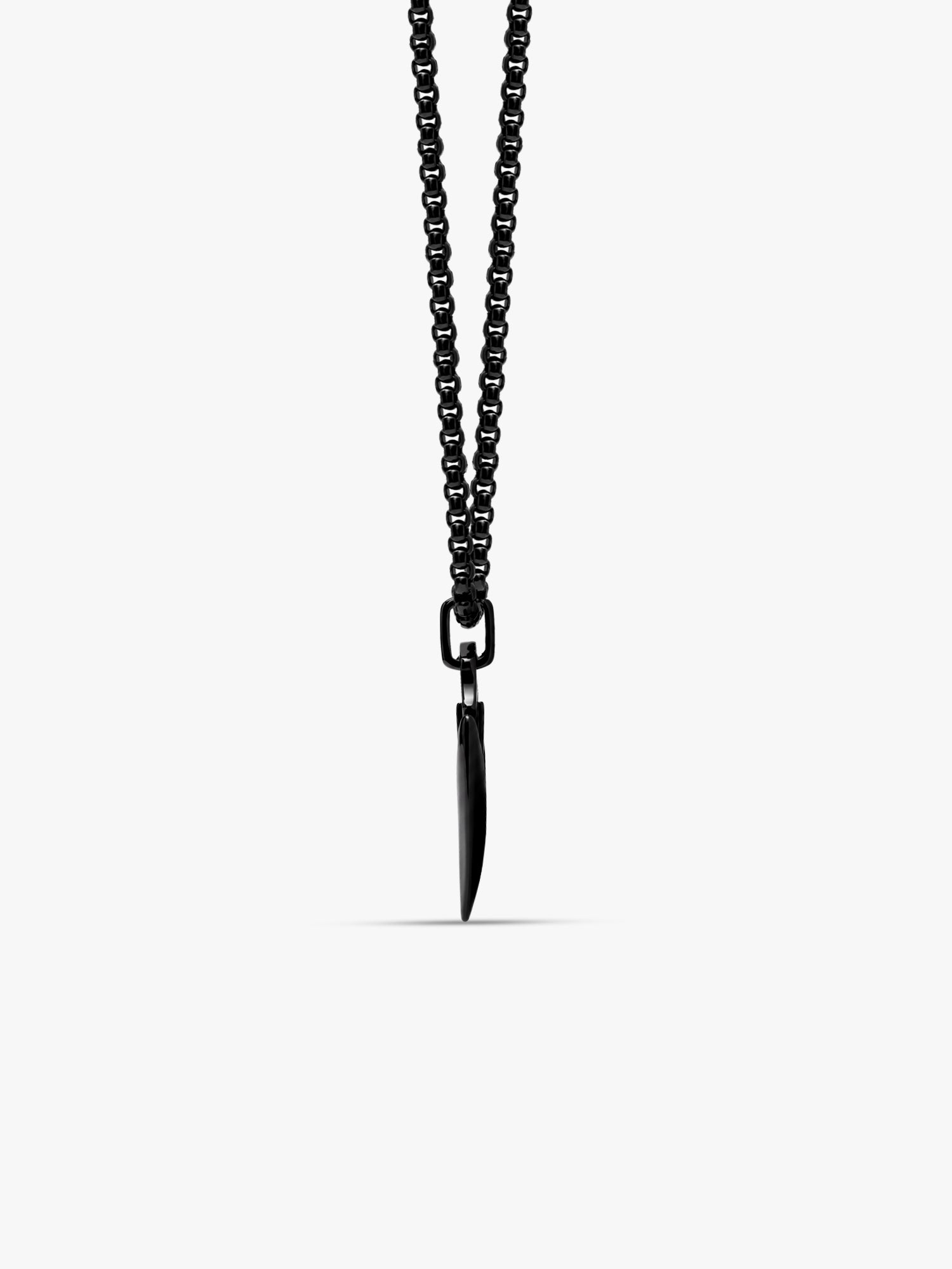IXIA by GIVA Gothic Gardener Black Rhodium Pendant With Chain For Men