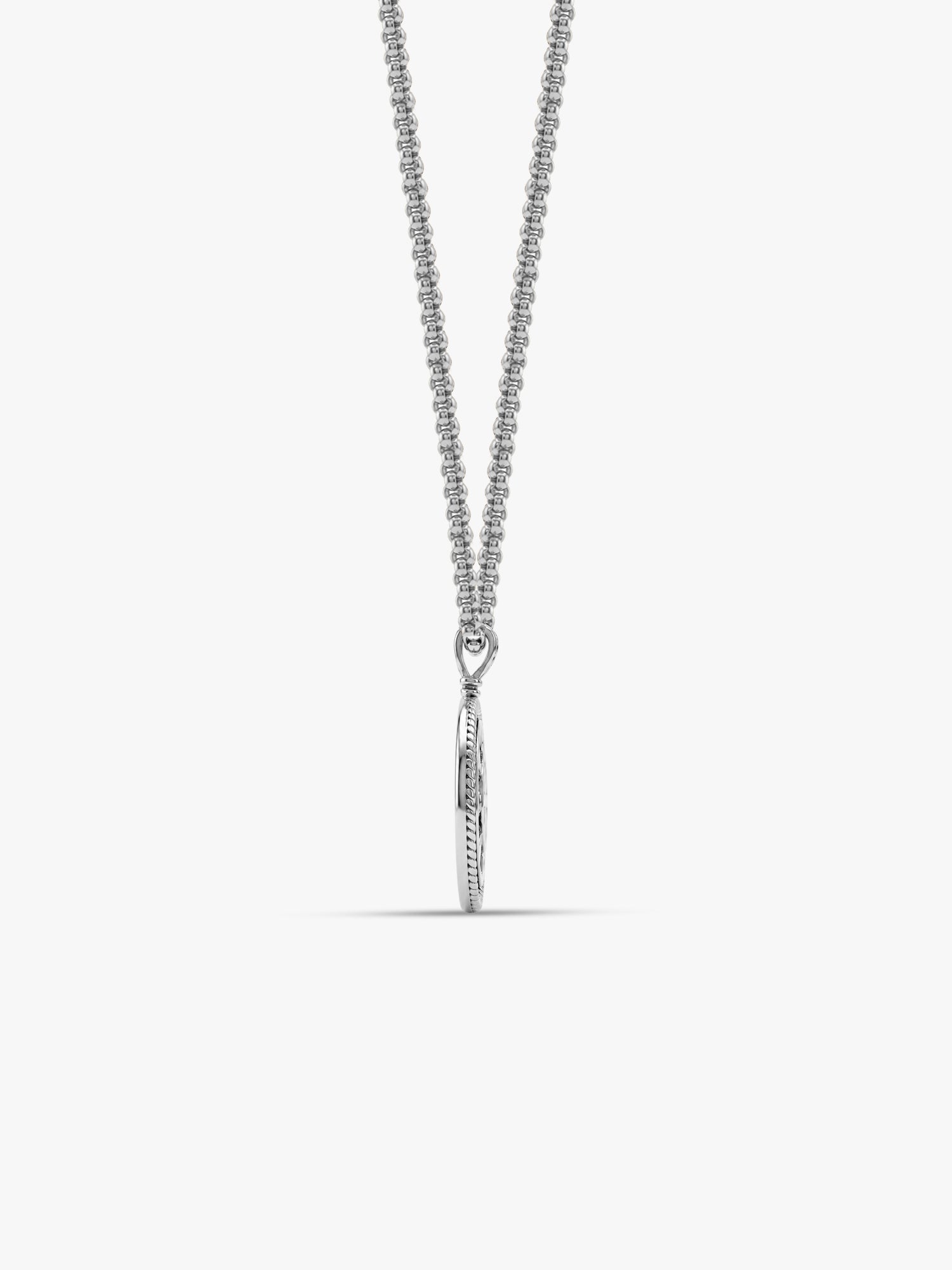 IXIA by GIVA  Alchemical Romance Rhodium Plated Pendant With Chain For Men