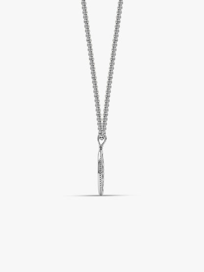 IXIA by GIVA  Alchemical Romance Rhodium Plated Pendant With Chain For Men