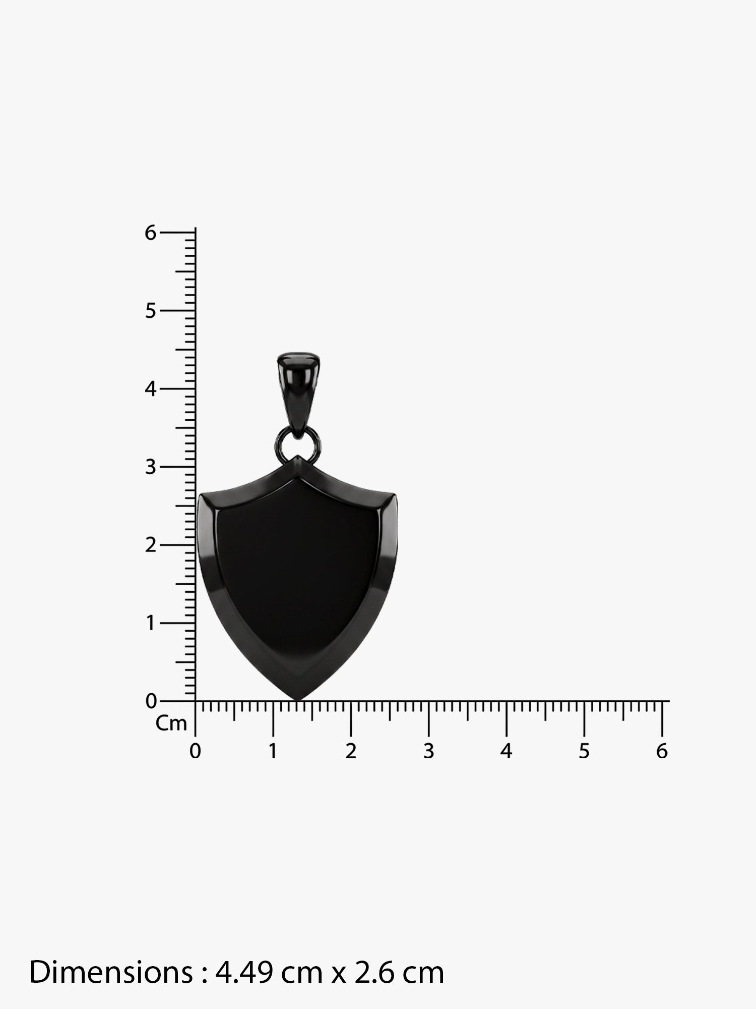 IXIA by GIVA Plot Armour Black Rhodium Pendant With Chain For Men