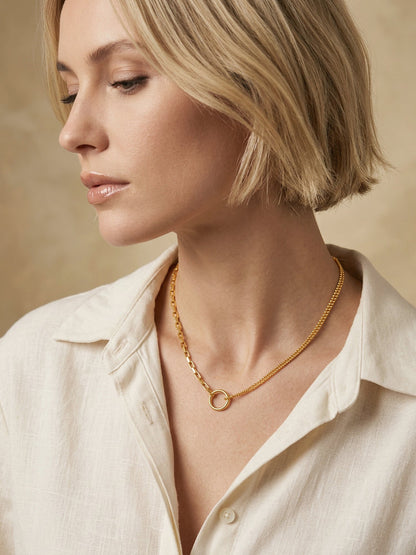 Loop Lane Gold Plated Necklace