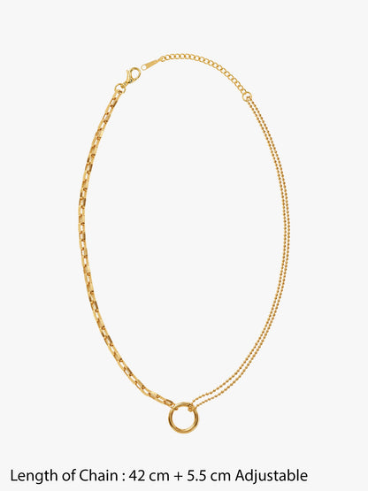 Loop Lane Gold Plated Necklace