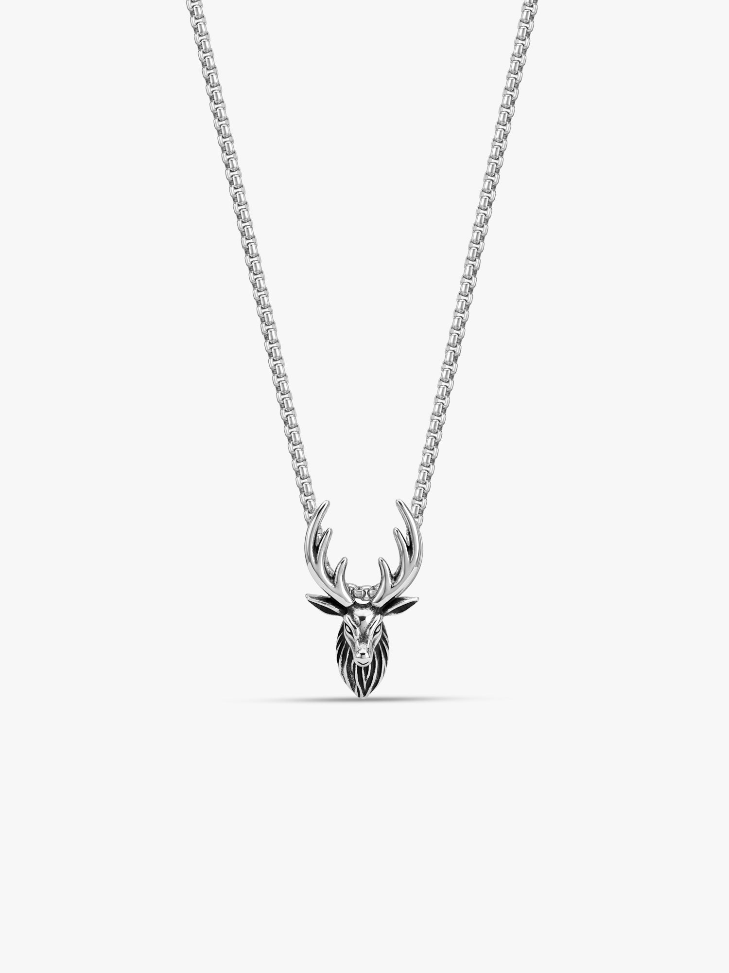 IXIA by GIVA Wild Thing Matte Rhodium Pendant With Chain For Men