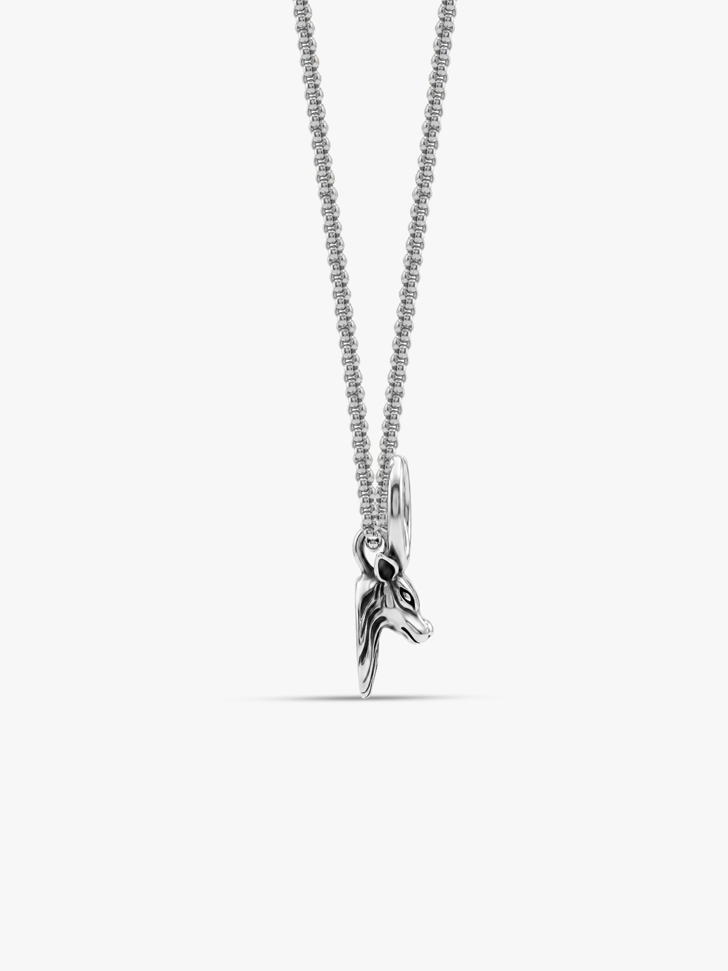 IXIA by GIVA Wild Thing Matte Rhodium Pendant With Chain For Men