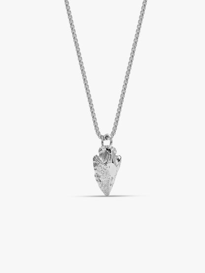 IXIA by GIVA Spear it Rhodium Plated Pendant With Chain For Men