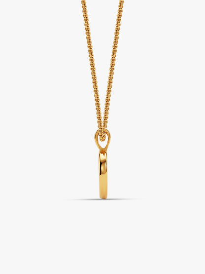 IXIA by GIVA Peace Please Gold Plated Pendant With Chain For Men
