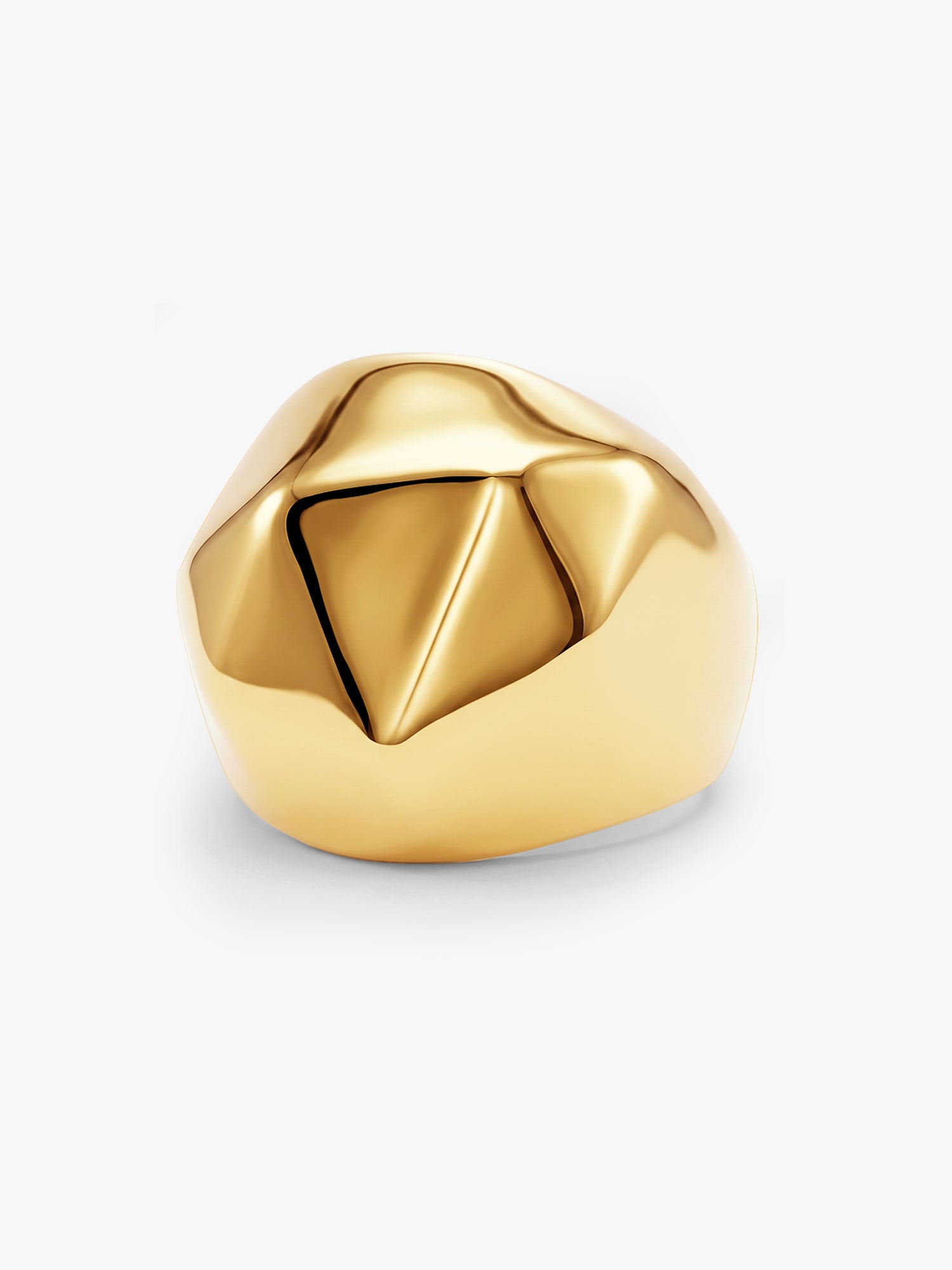 IXIA by GIVA Real Flex Gold Plated Ring For Men (Size 19)
