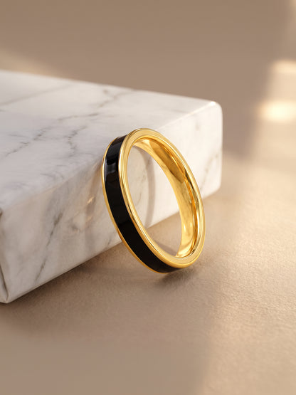 OnnMe by GIVA Stay Sharp Gold Plated Ring For Men (Size 21)
