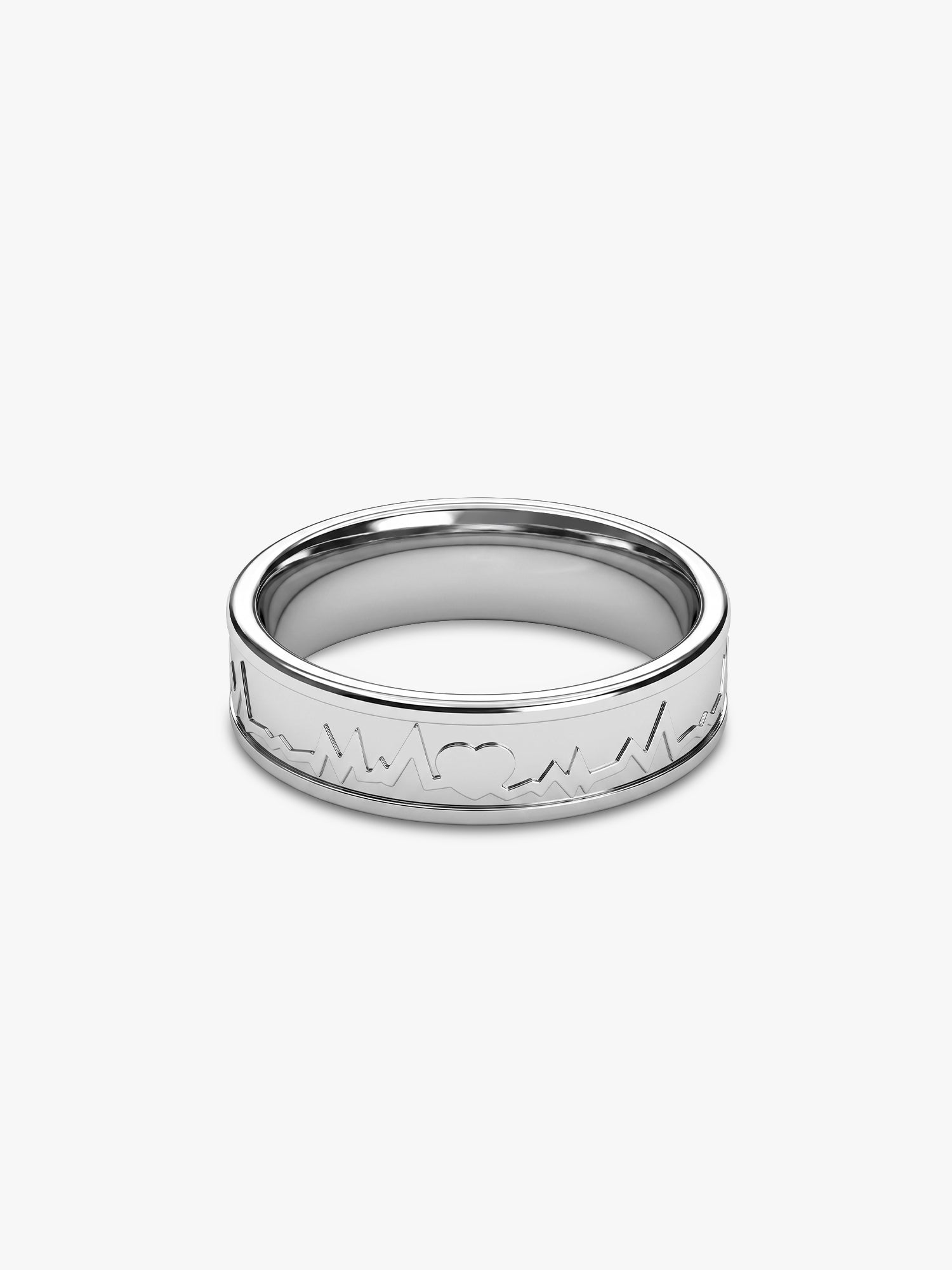 IXIA by Giva Ride or Die Rhodium Plated Ring for Men (Size 21)