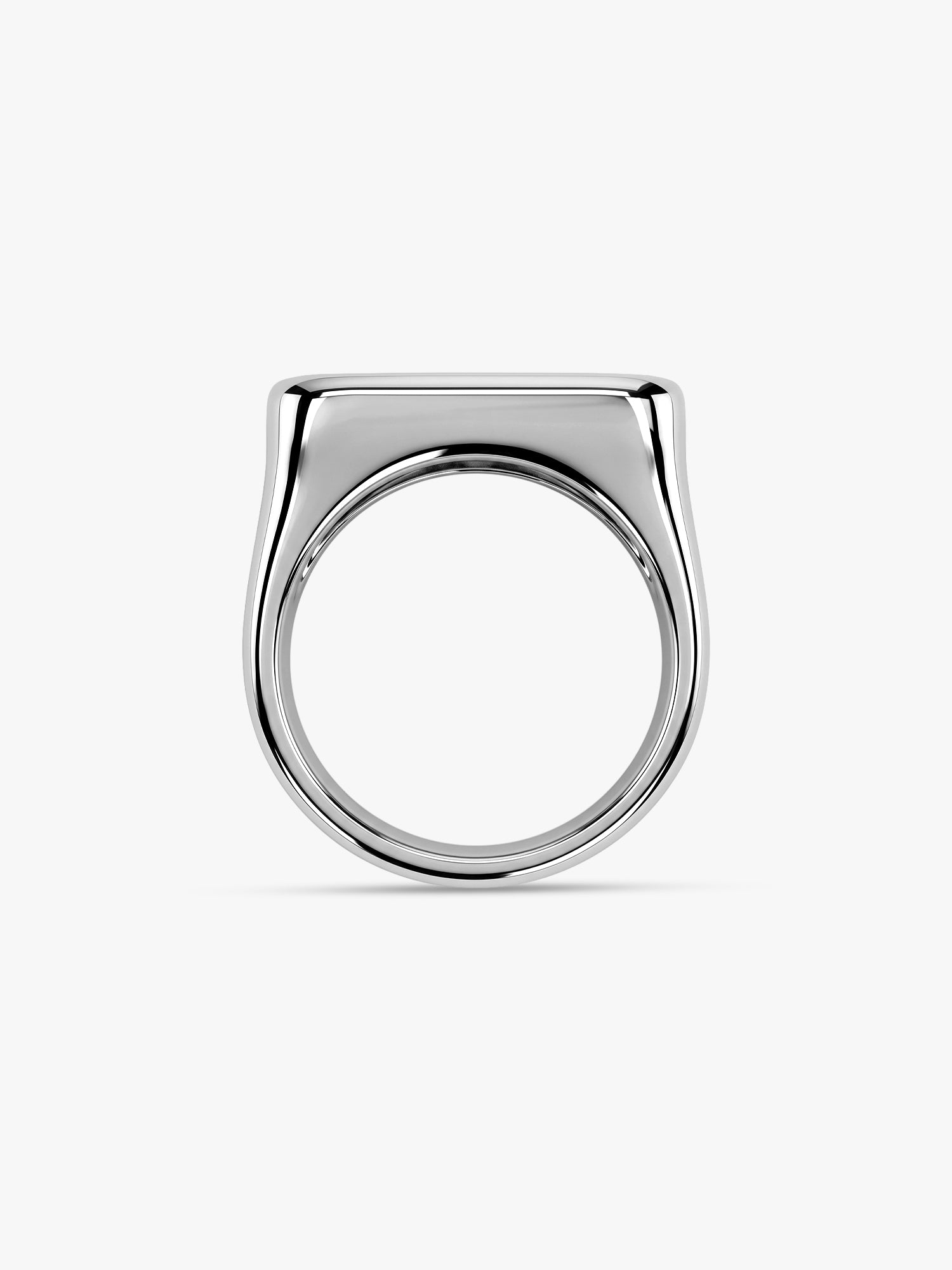 IXIA by Giva Sinners Club Rhodium Plated Ring for Men (Size 20)