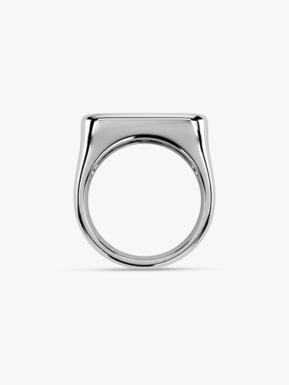 IXIA by Giva Sinners Club Rhodium Plated Ring for Men (Size 20)