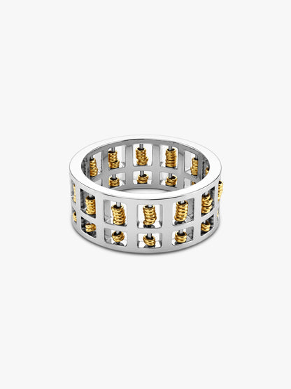 IXIA by GIVA Ancient Relic Dual Tone Ring For Men (Size 20)