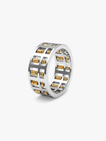 IXIA by GIVA Ancient Relic Dual Tone Ring For Men (Size 20)
