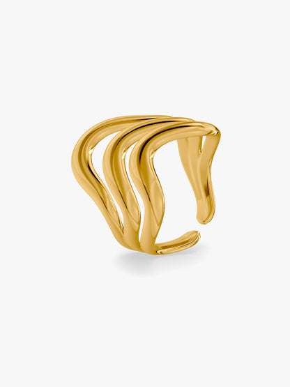 Everyday Mood Gold Plated Ring (Size 14)