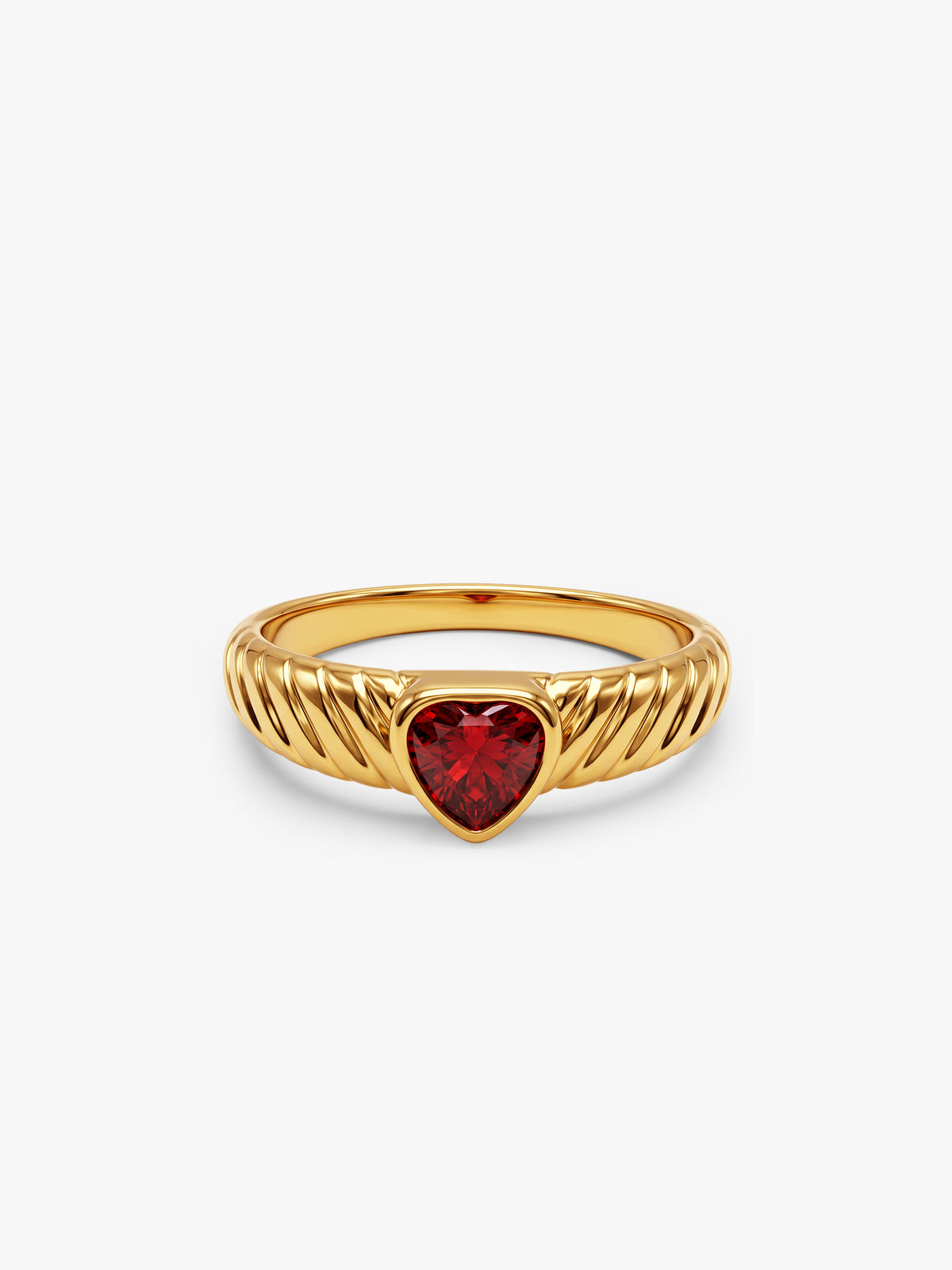 IXIA by GIVA Girlhood Gold Plated Ring (Size 15)