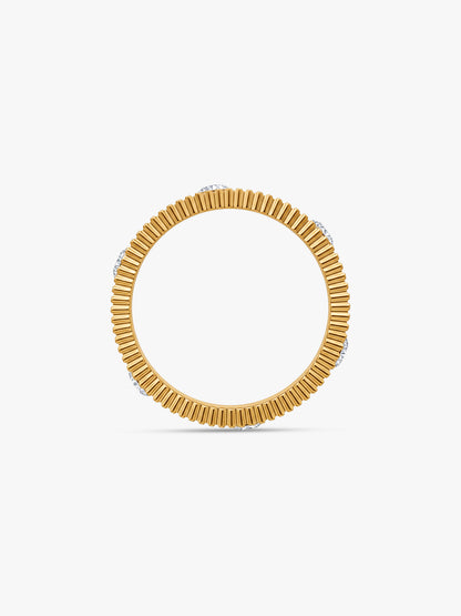 IXIA by GIVA Daily Dose Gold Plated Ring (Size 12)
