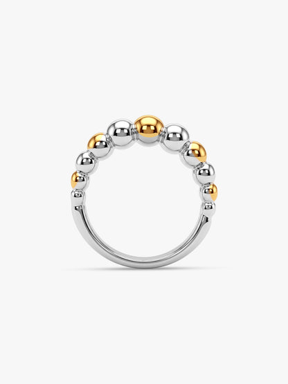 IXIA by GIVA Too Bold Dual Tone Ring (Size 14)